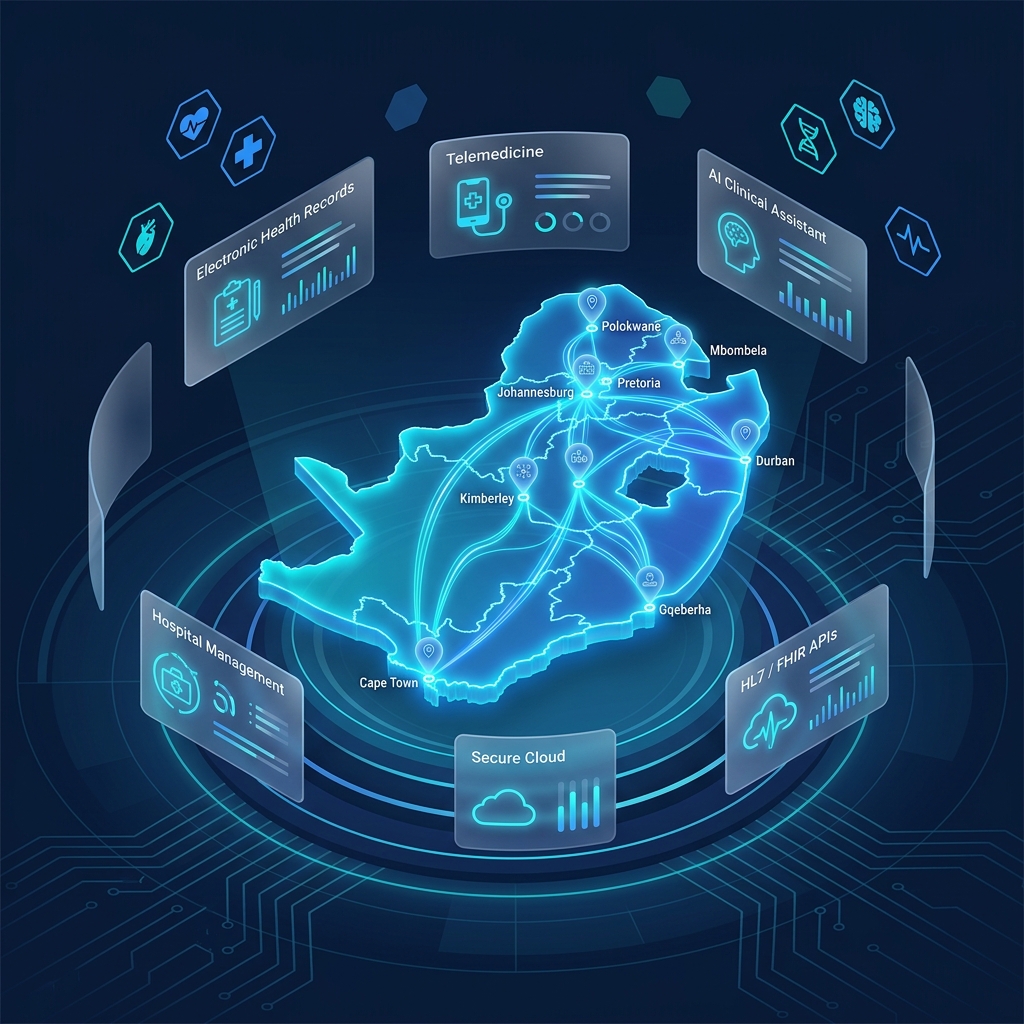 JSK Healthcare South Africa Digital Ecosystem Map